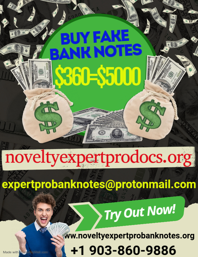 Revolutionize your financial landscape with our Authentic usable Fake Banknotes