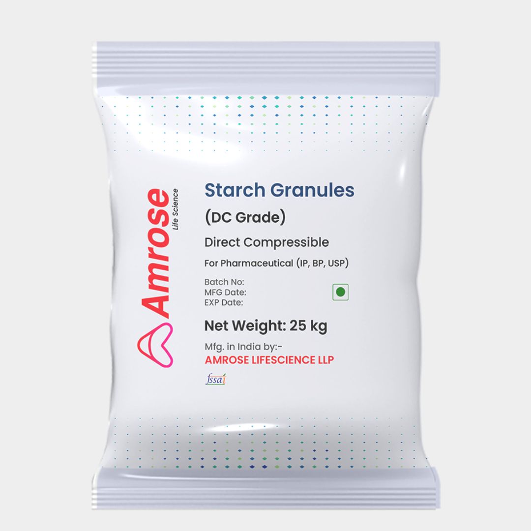 High-Quality Starch Granules for Pharmaceutical by Amrose Lifescience LLP