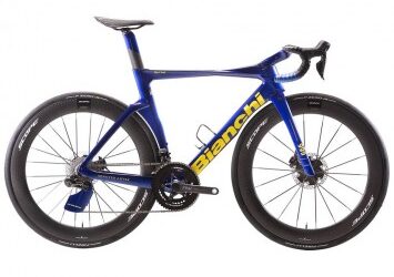 2025 Bianchi OLTRE RC Founder Edition – Blue Italia – Yellow Heritage (WAREHOUSEBIKE)