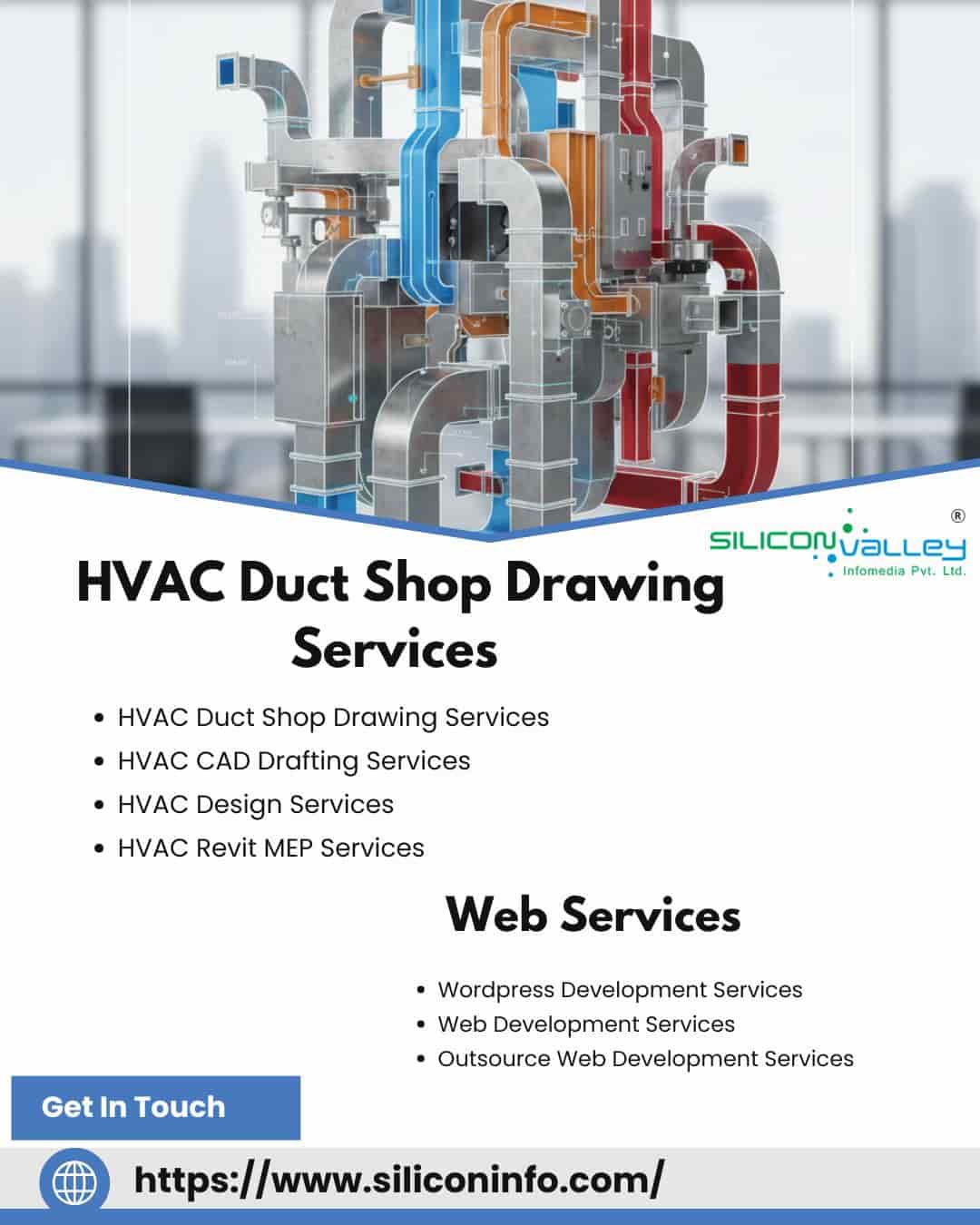 Guaranteed Clash-Free HVAC Duct Shop Drawing Services in Vancouver.