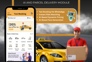 Uber Clone Taxi App with AI and Parcel delivery Module