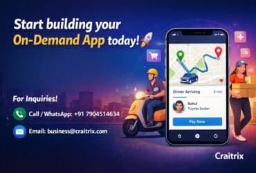 Start building your On-Demand App Today with Craitrix