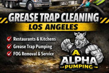 Grease Trap Cleaning Los Angeles for Restaurants, Cafes & Commercial Kitchens by Alpha Pumping Los Angeles