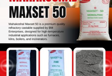 Get High-Temperature Refractory Mortar Maxet 50 | READY STOCK