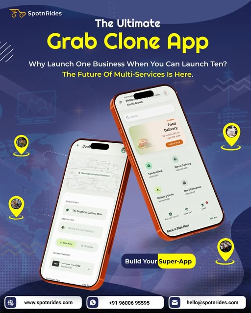 Boost Your Multi-Service Growth with a Grab Clone App