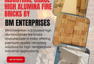 Industrial Grade High Alumina Fire Bricks by BM Enterprises