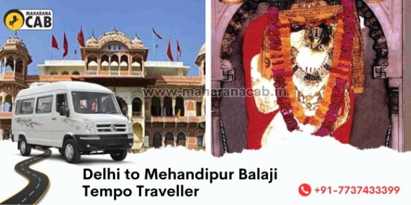 Delhi to Mehandipur Balaji Tempo Traveller