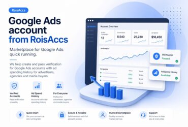 Google Ads account from RoisAccs –  Marketplace for Google Ads quick running.