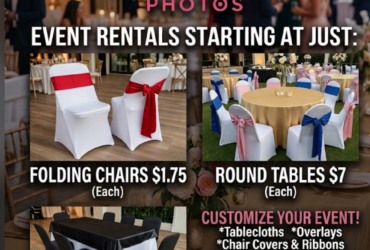 Chairs and tables