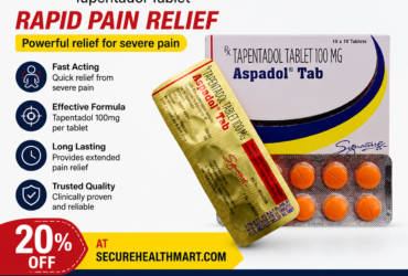 Aspadol 100mg – Rapid Pain Relief | Tapentadol Tablet | Buy Online USA