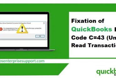 Clear QuickBooks Error Code C=43 Instantly