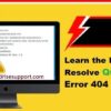 Fix QuickBooks Error 404: Browser Compatibility Guide
