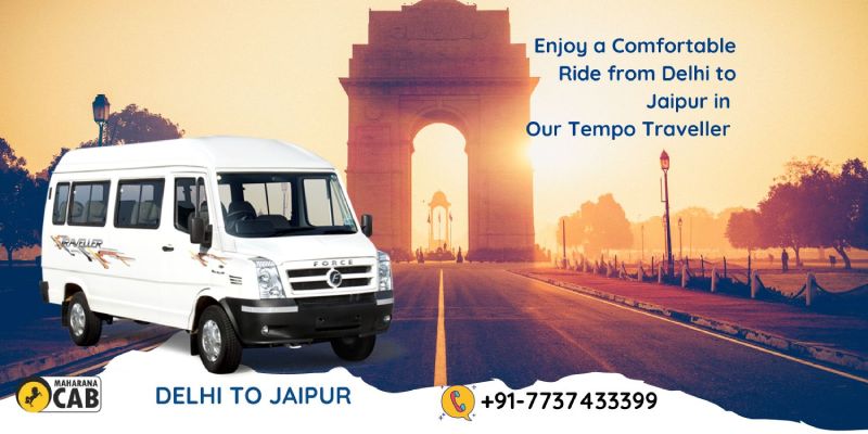 Book Delhi to Jaipur Tempo Traveller