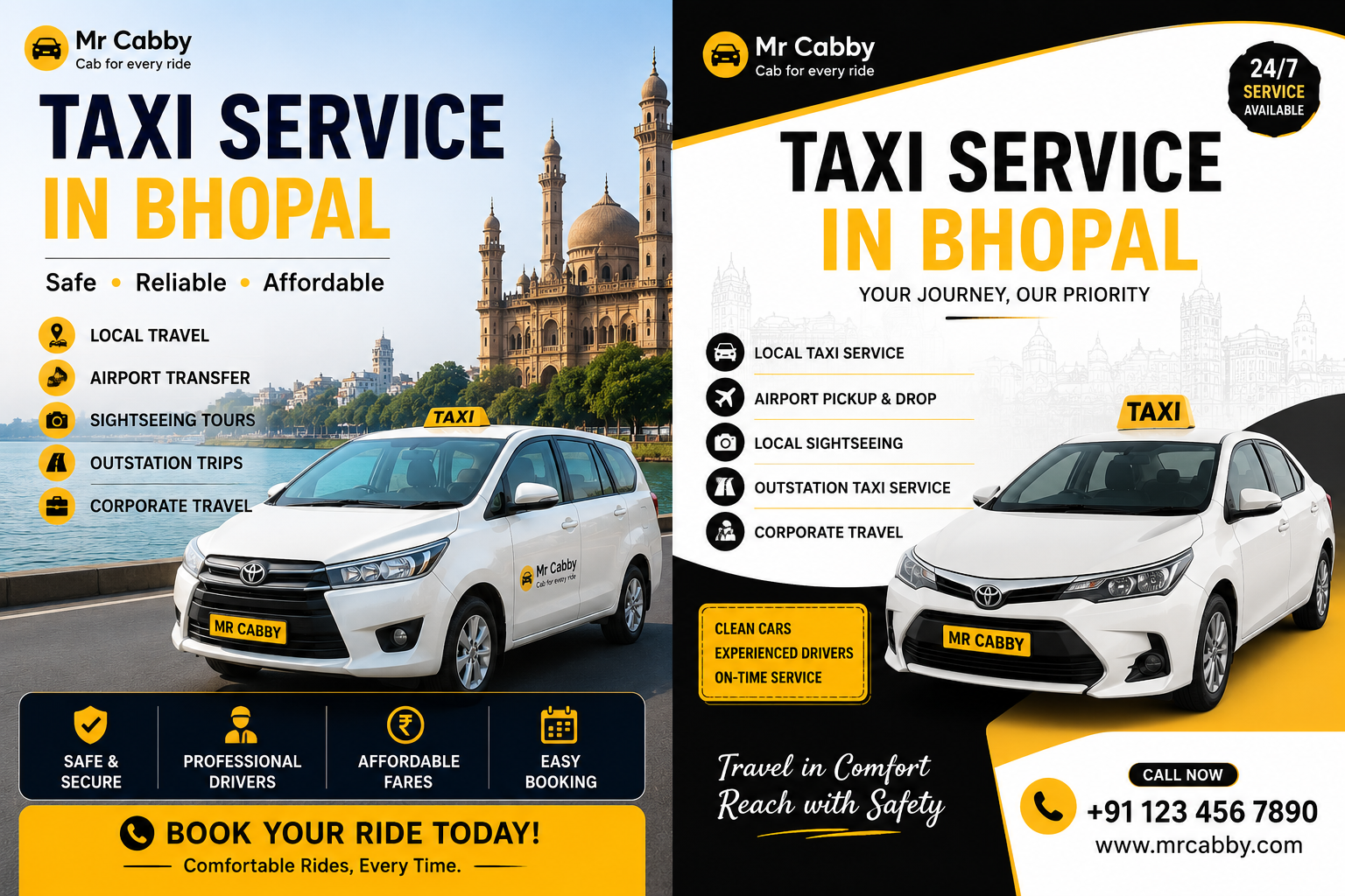 Taxi Services in Bhopal – Reliable Cab Booking for Local, Airport and Outstation Travel