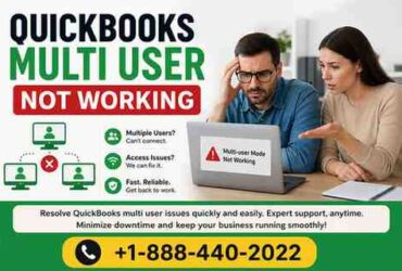 {+1-888-440-2022} Why Is QuickBooks Multi-User Not Working and How Can You Fix It?