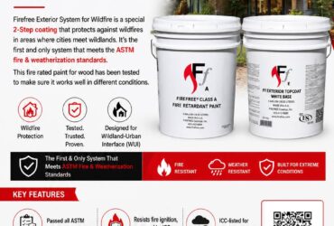 Buy Online Firefree Exterior System: Intumescent Fireproofing for Wildfire Protection
