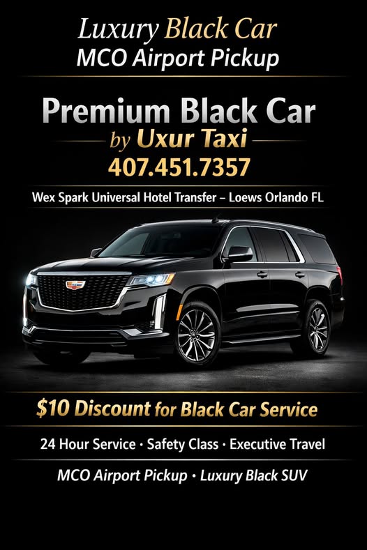 Affordable Door-to-Door Orlando to Miami Airport Taxi for $200 โ Uxur Taxi Shared Ride Service