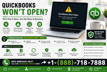 QuickBooks Won’t Open? Complete Guide to Fix Startup Issues Quickly