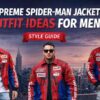 Supreme Spider Man Leather Jacket