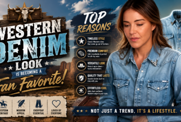 Shrinking S03 Christa Miller Western Denim Shirt