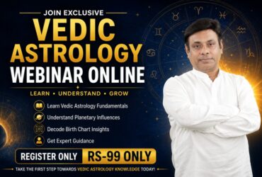 Book Your Seat For Vedic Astrology Webinar Today