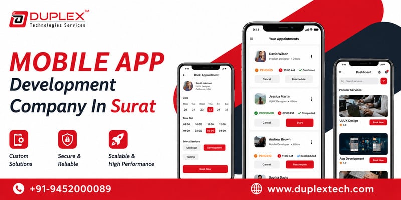 Mobile App Development Company in Surat Affordable App Services