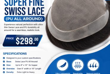 Toupee for Men Crafted for a Realistic Everyday Look