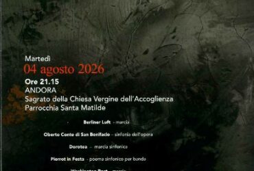 Vitaliano Gallo dirige l'Harmonie Municipale P. Anfossi le 4  Août 2026