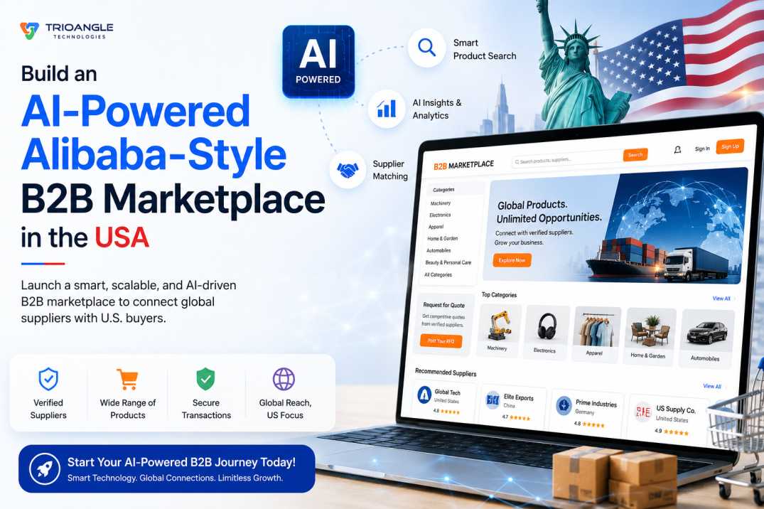 Build an AI-Powered Alibaba-Style B2B Marketplace in the USA