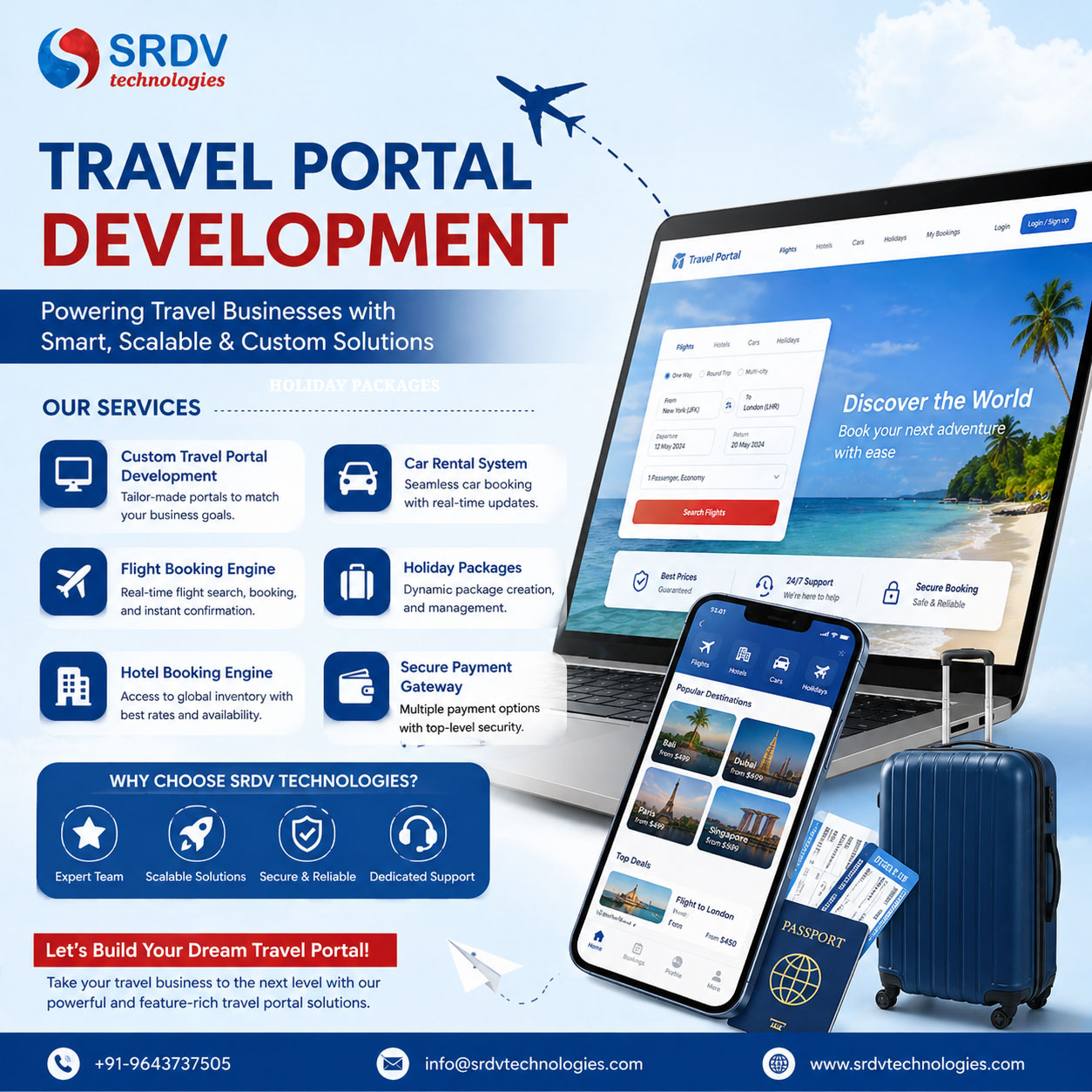 Trusted Travel Portal Development Company in India
