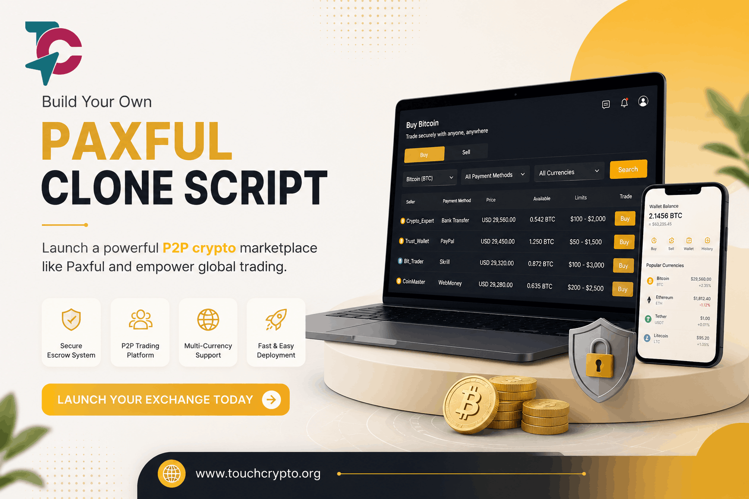 Every Great Exchange Starts with Paxful Clone Script