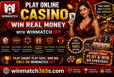 Play Online casino Win real money With Winmathc360