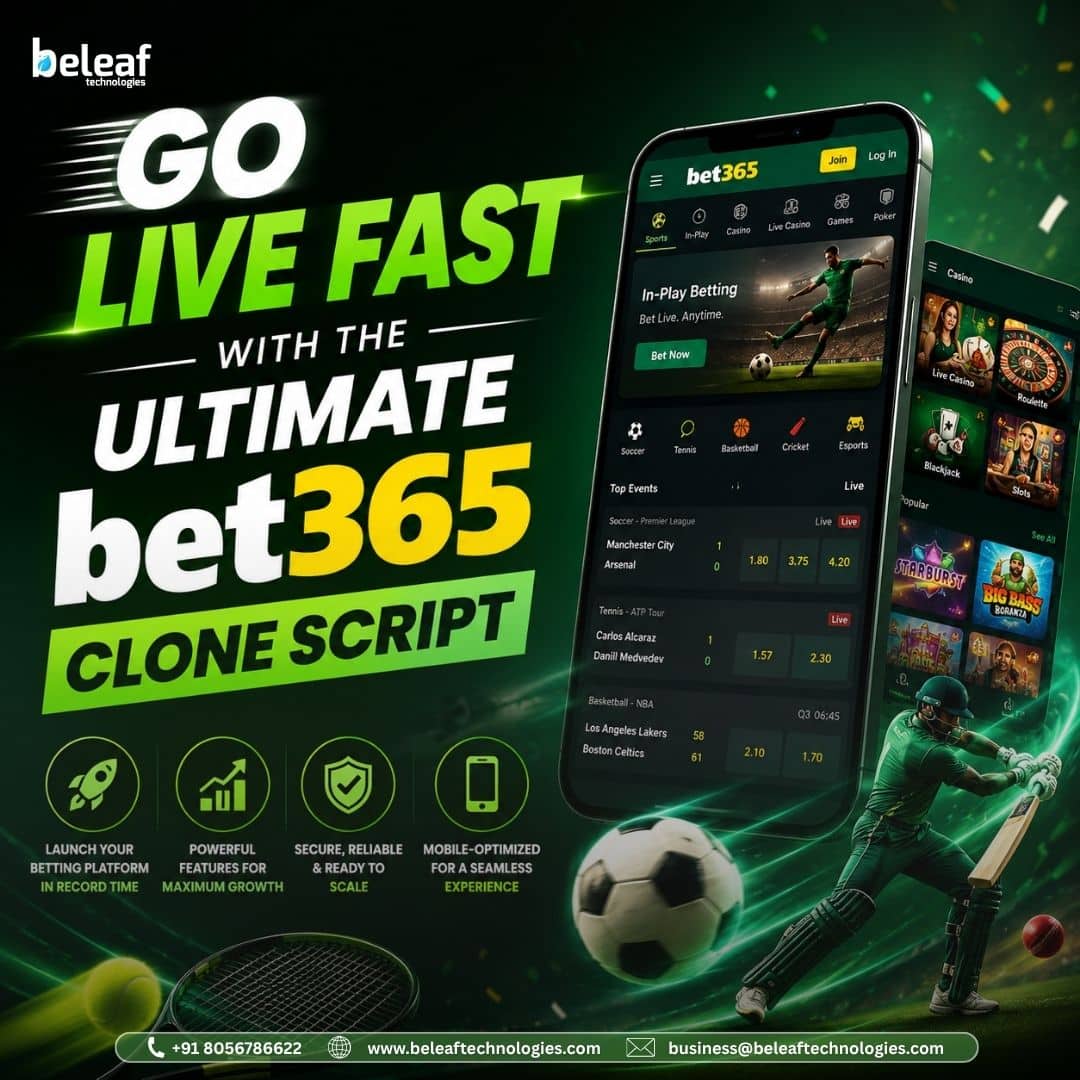 Go Live Fast with the Ultimate Bet365 Clone Script