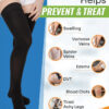 SNUG360 Thigh High Compression Stockings 15-20 mmHg – Full-Leg Comfort & Support