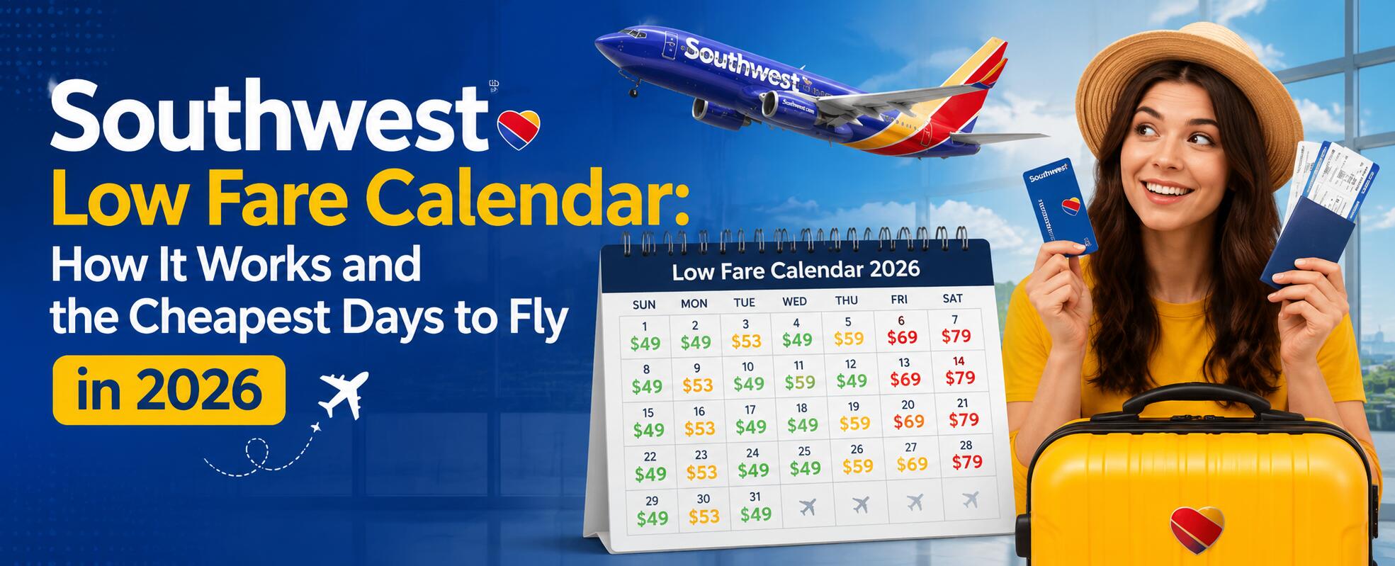 Stop Searching Flights the Hard Way — The Southwest Low Fare Calendar Shows You an Entire Month of Cheap Fares in One Click