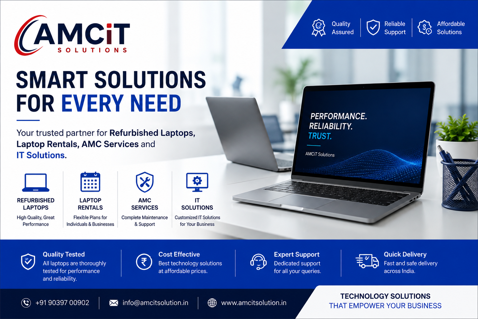 Best Laptop Repair in Gurgaon Fast Service |AMC IT Solution