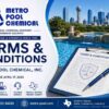 Terms & Conditions | Metro Pool Chemical Service