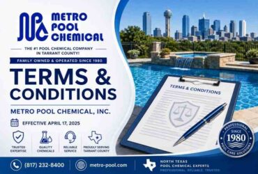Terms & Conditions | Metro Pool Chemical Service